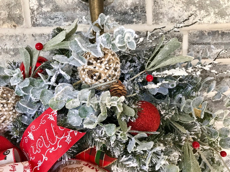 Joy Wreath Christmas Wreath Christmas Red Truck Wreath Country Wreath Christmas Decorations Christmas Red Truck Decor Red Truck Wreath