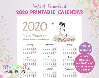 Items Similar To 2020 Shih Tzu Calendar Instant Download Digital