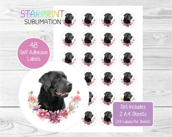 Dogue de Bordeaux Christmas Stickers//Envelope Seals 48 Labels For Cards//Gifts