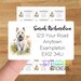 see more listings in the Dog Address Labels section