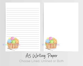 Crochet A5 Writing Paper, 10 Sheets with/without Envelopes, Lined/Unlined Note Paper, Penpal Stationery, Letter Writing Set Knitting