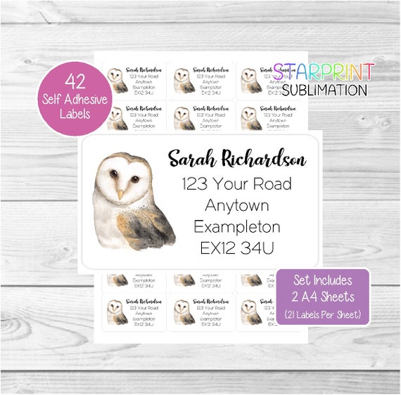 Owl Post Labels Owl Return Address Labels Amazon.com : Owls Seasonal Rolled
