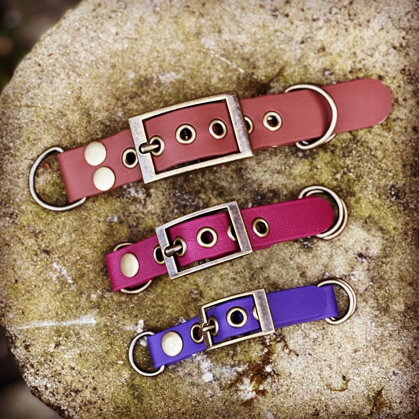 Biothane Adapter for Paracord Dog Collars with Eyelets Antique Etsy