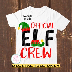 Download Elf Squad T Shirt Svg Christmas Kids Shirt Svg Christmas Etsy
