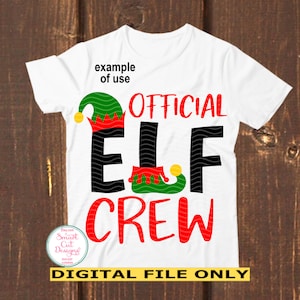 Download Elf Squad T Shirt Svg Christmas Kids Shirt Svg Christmas Etsy