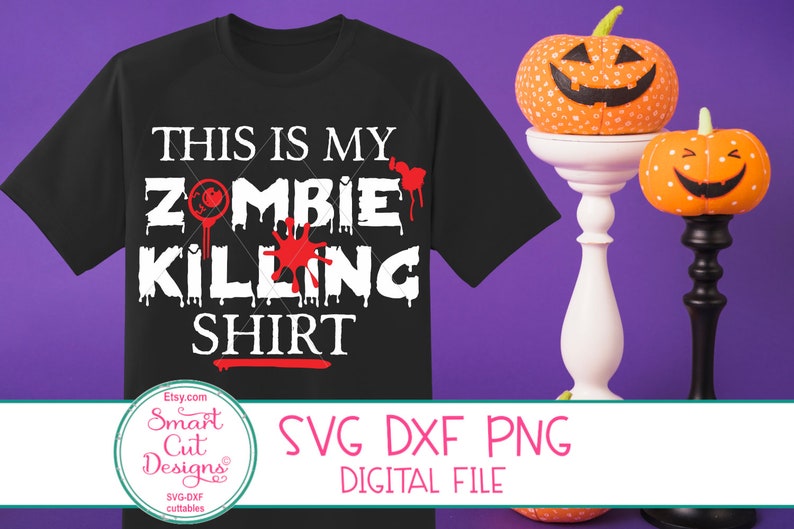 This Is My Zombie Killing Shirt Svg Adult Halloween Svg | Etsy