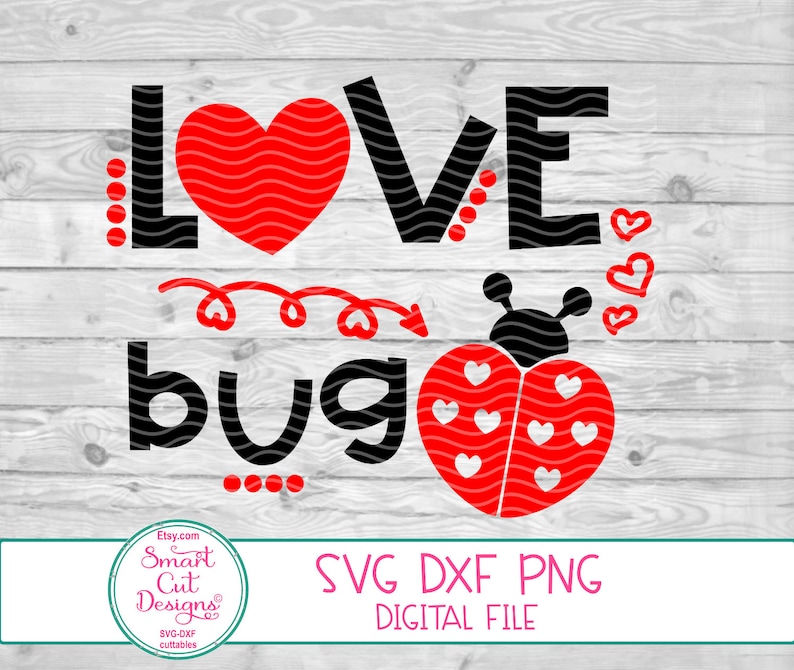 Download Love Bug Svg Valentines Kids Svg Ladybug Love Bug Onesie ...