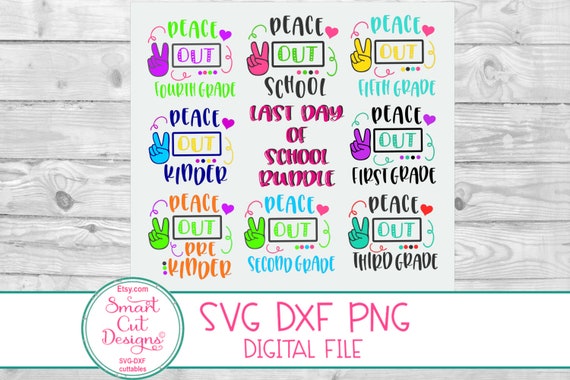 Download Last Day Of School Svg Bundle Peace Out School Svg Bundle Etsy 3D SVG Files Ideas | SVG, Paper Crafts, SVG File