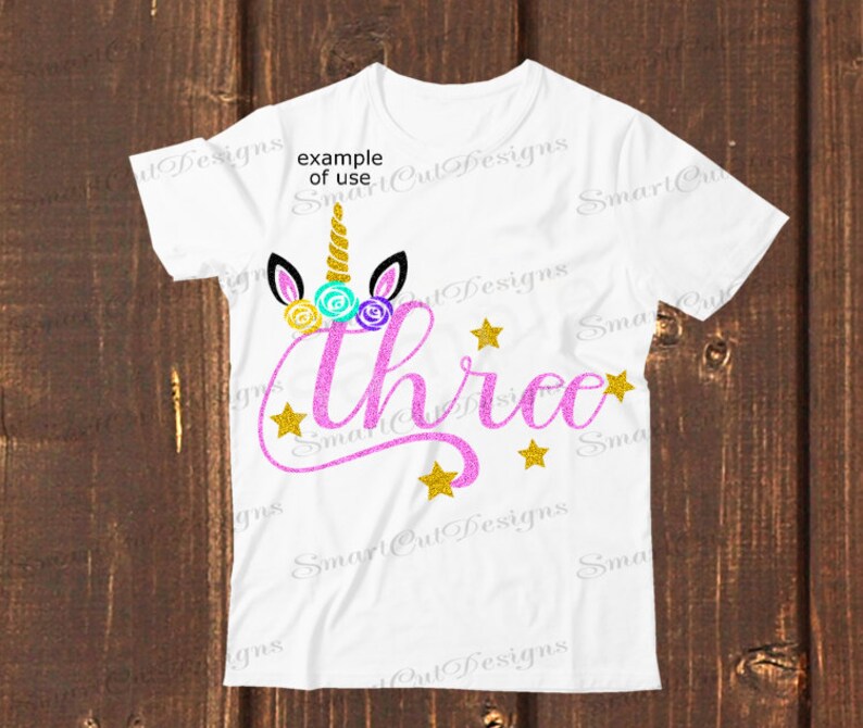 Download 3rd Birthday Svg Birthday Unicorn Svg Birthday Number 3 ...