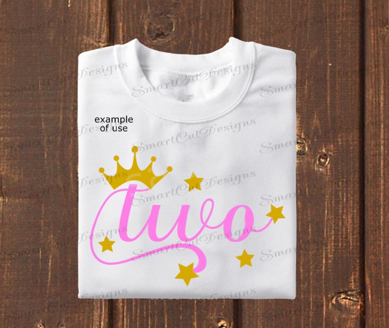 Download 2nd Birthday Svg Princess Birthday Svg Crown Svg Two Svg ...
