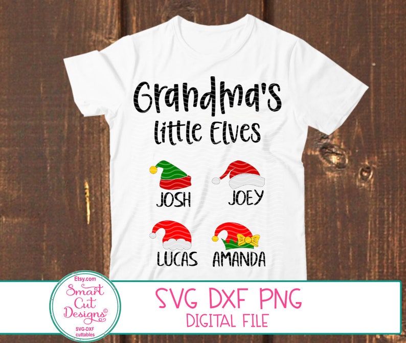 Download Christmas Grandma Shirt Svg Grandma Svg Grandma's Little ...