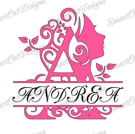 Download Mother's Day Split Monogram SVG Floral Split Monogram | Etsy