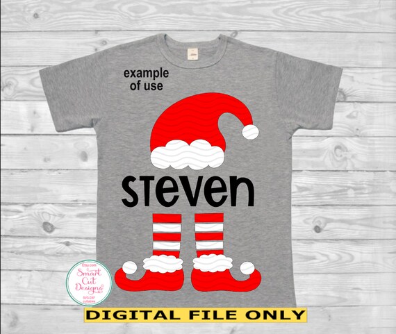 Download Christmas Elf Shirt Svg Elf Svg Elf Pajama Svg Christmas Kids Etsy