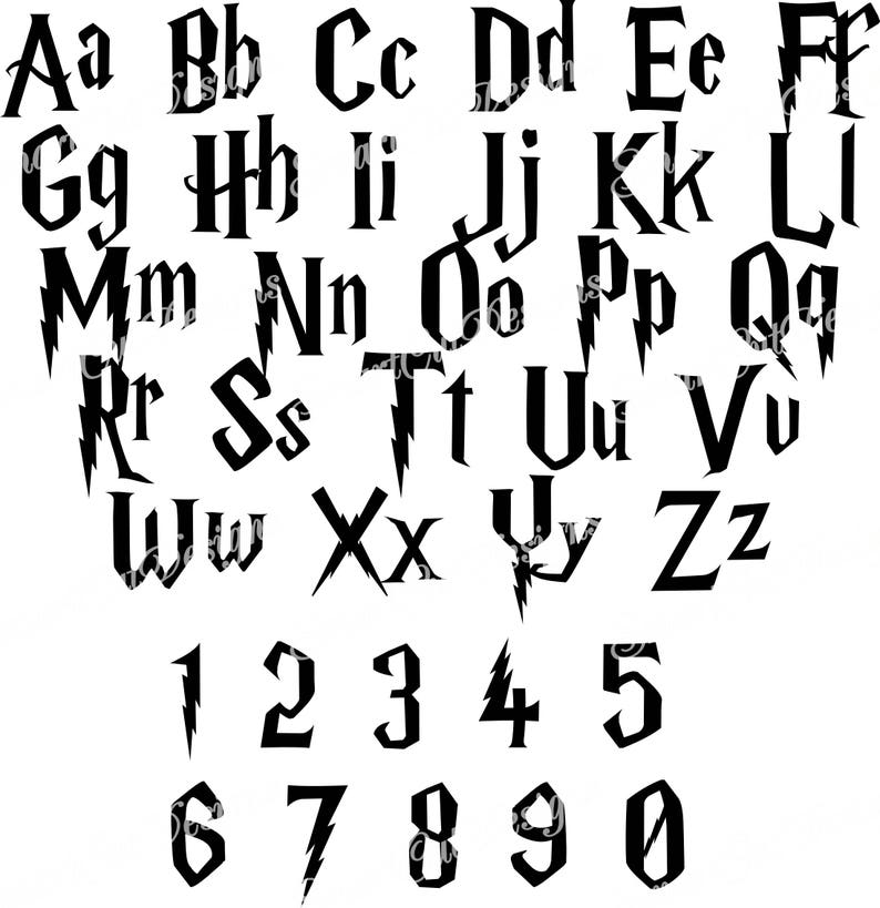 harry potter font for cricut maker harry potter font for cricut maker