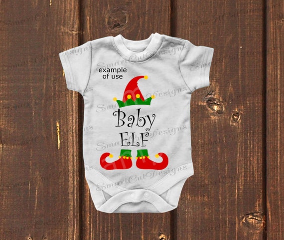 Download Baby Elf Svg Baby Elf Iron On Baby Elf Christmas Onesie Svg Etsy