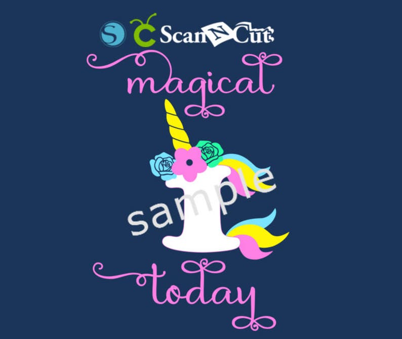 Download 1st Birthday Unicorn Svg Unicorn Number Svg One Unicorn ...