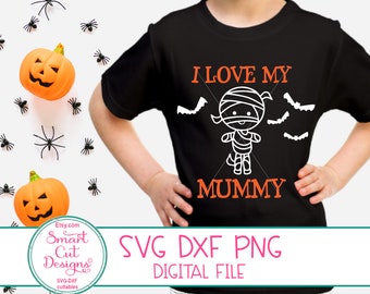 I Love My Mummy Svg, 1st Halloween Svg, Batty For Mummy Svg Halloween Kids Svg, Girl Svg, Baby Svg, Boy, Cricut And Silhouette Svg, Dxf,Png