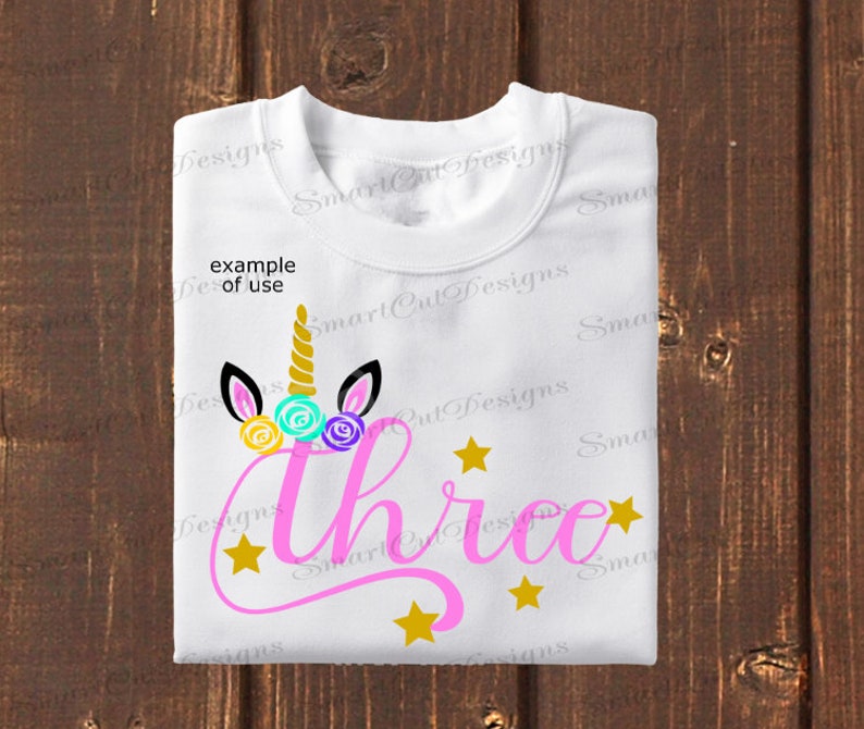 Download 3rd Birthday Svg Birthday Unicorn Svg Birthday Number 3 ...