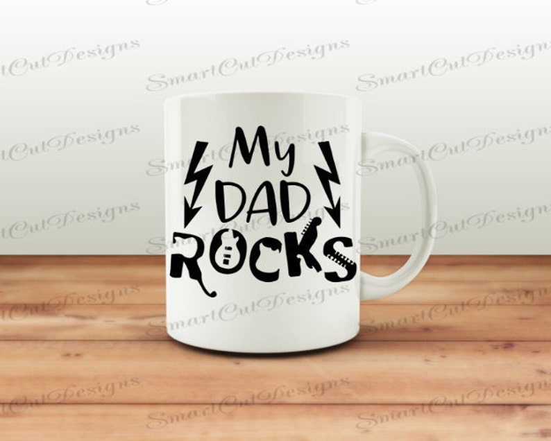 Download My Dad Rocks Svg Rock Dad Svg Fathers Day Svg Funny Onesie ...