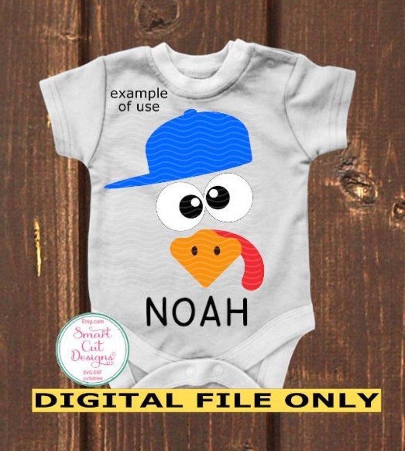 Download Boy Turkey Svg Thanksgiving Boy Svg Turkey Face Svg Cute | Etsy
