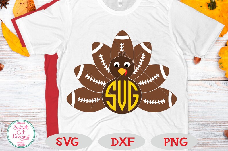 Download Football Turkey Svg Cricut Football Turkey Monogram Svg Clipart Personalized Svg Boy Turkey Sublimation Thanksgiving Monogram Dxf Drawing Illustration Digital Safarni Org