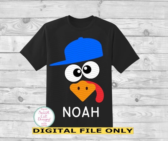 Download Funny Turkey Shirt Svg Kids Thanksgiving Svg Turkey Face ...