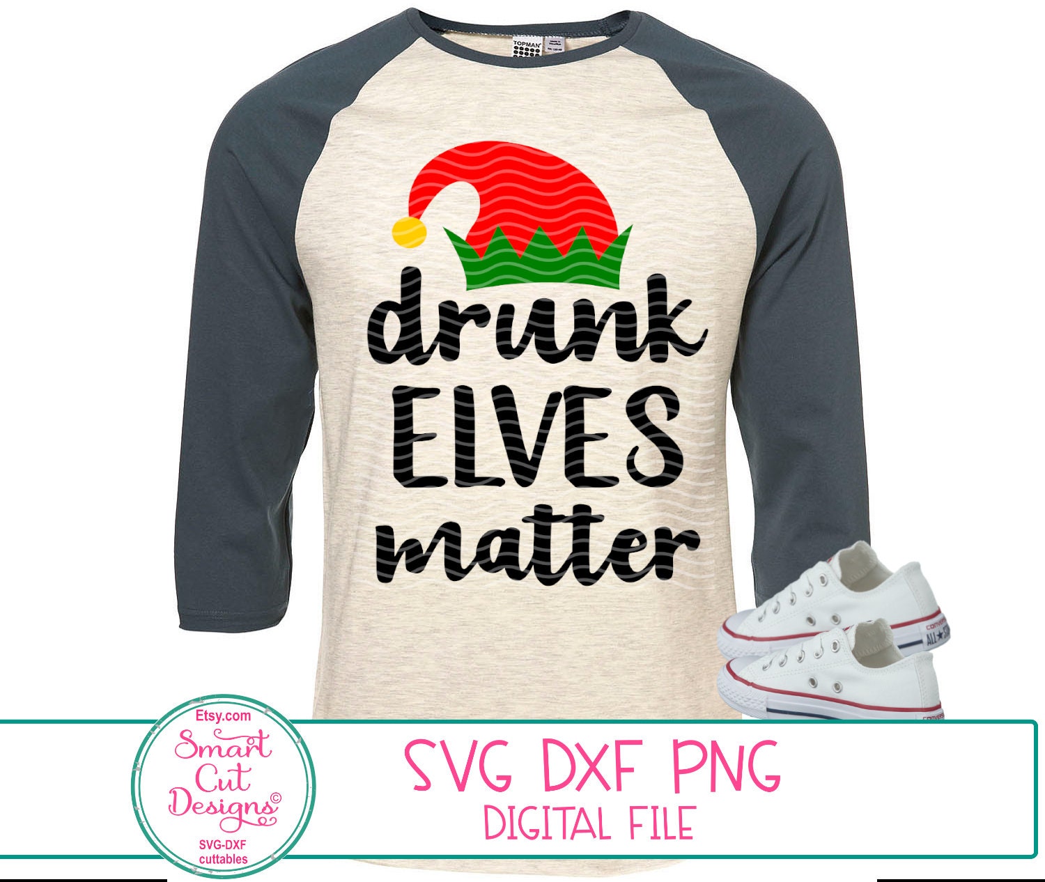Download Drunk Elves Matter Shirt Svg Adult Christmas Svg Funny Etsy