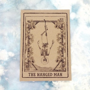 The Hanged Man Tarot Card Art Print image 1
