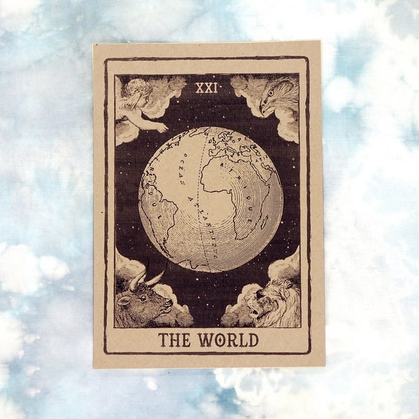 The World Tarot Card Art Print