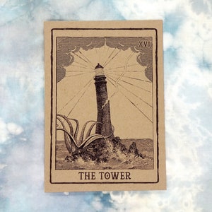 The Tower Tarot Card Art Print image 1