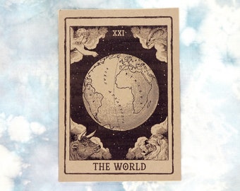 The World Tarot Card Art Print