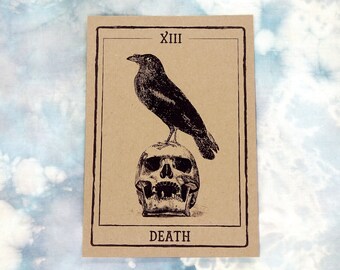 Death Tarot Card Art Print