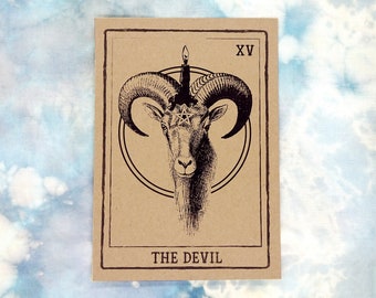 The Devil Tarot Card  Print