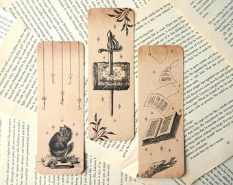 Magical Book themed Bookmark Set