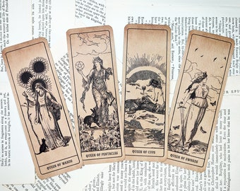 Tarot Queens Bookmark Set