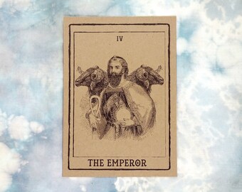 The Emperor Tarot Card Art Print