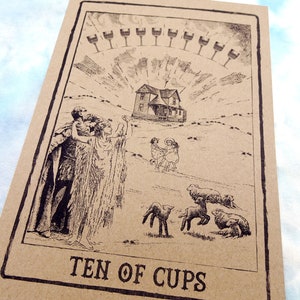 Ten of Cups Tarot Card Art Print image 3