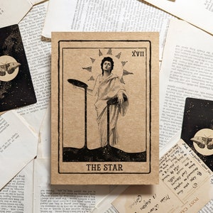 De ster tarotkaart kunstafdruk