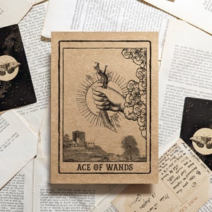 Ace of Wands Tarotkaart Art Print
