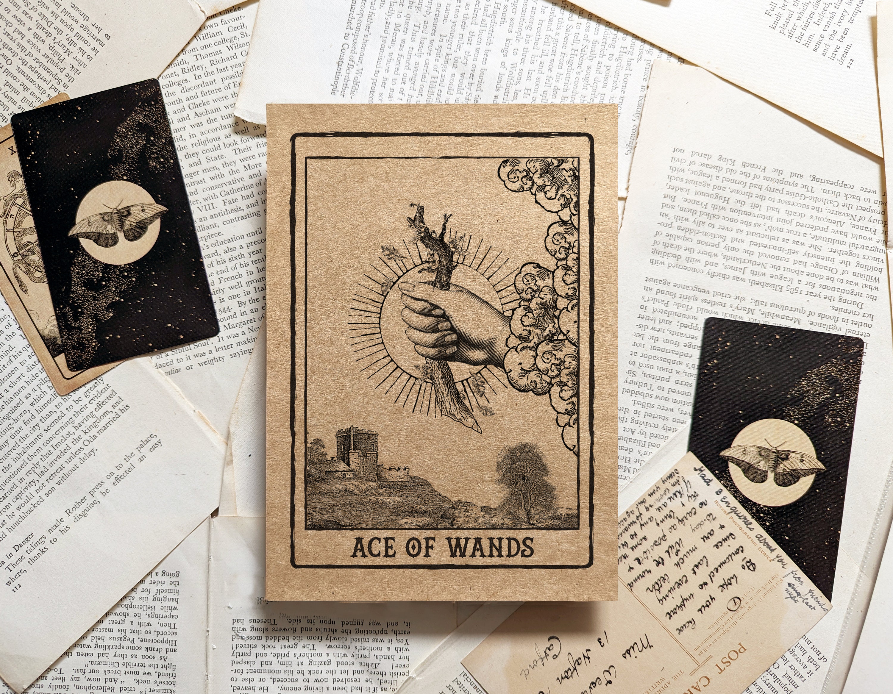 Ace of Wands Tarot Card Art Print