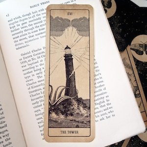 Marcapáginas de Tarot La Torre - 52 mm x 148 mm