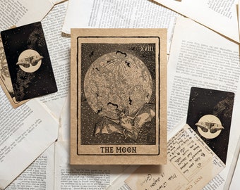 The Moon Tarot Card Art Print