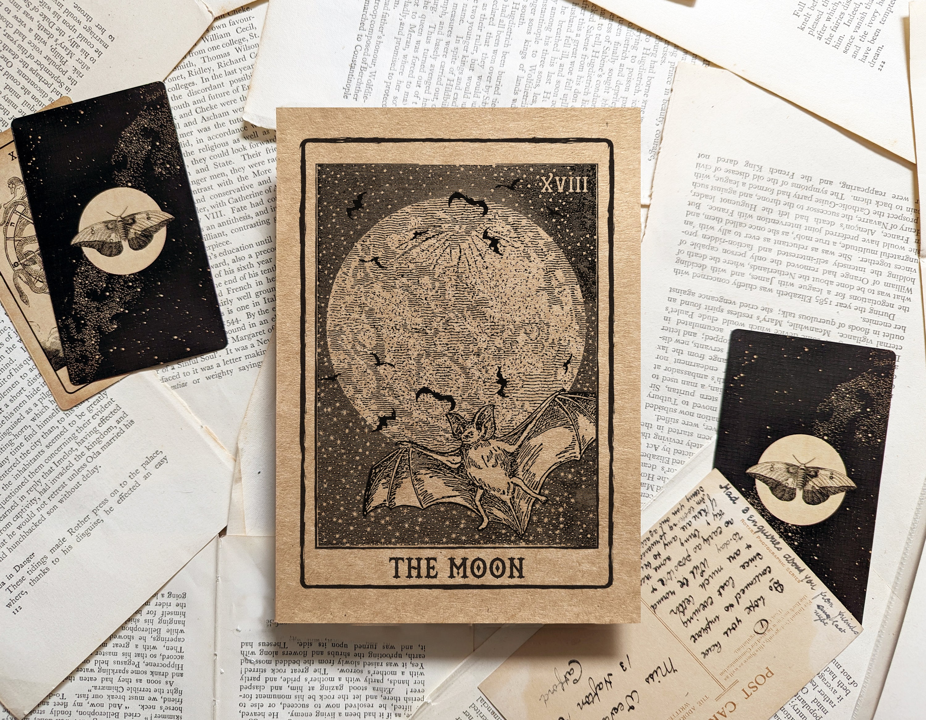The Moon Tarot Card Art Print - Etsy UK