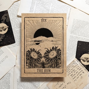 The Sun tarotkaart kunstafdruk