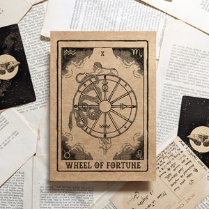 Wheel of Fortune Tarot Karte Kunstdruck