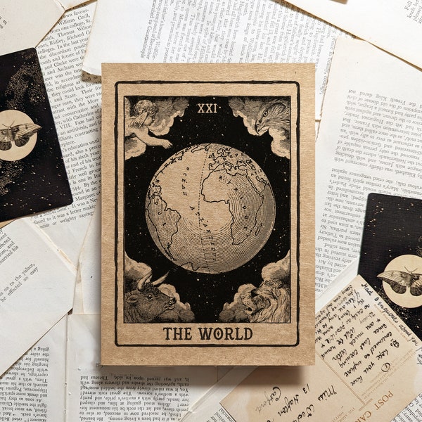 The World Tarot Card Art Print