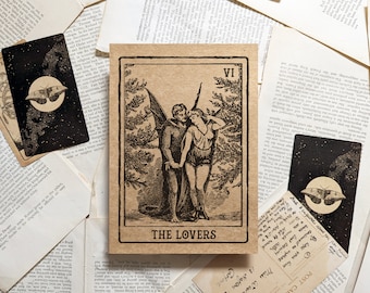The Lovers Tarot Card Art Print