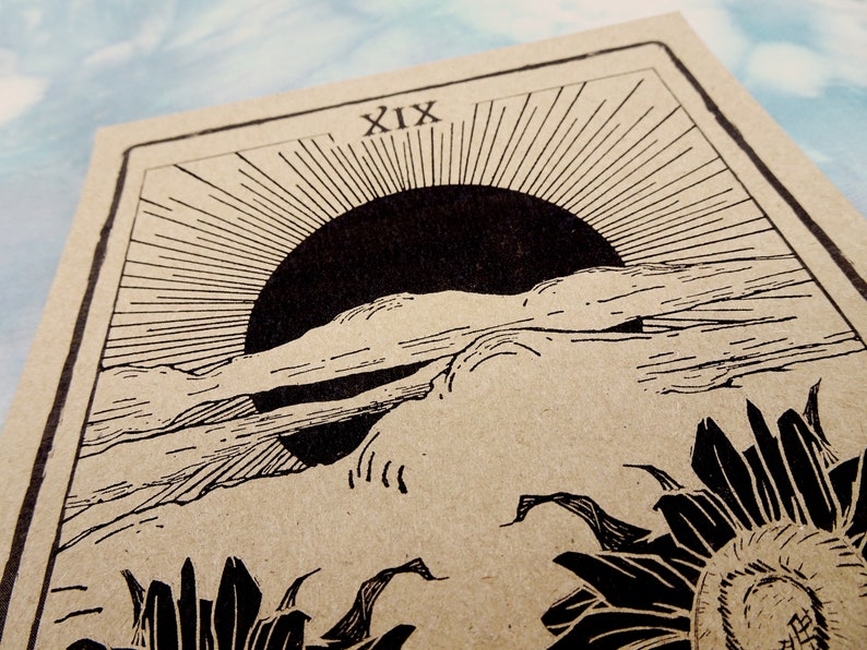 The Sun Tarot Card Art Print image 4