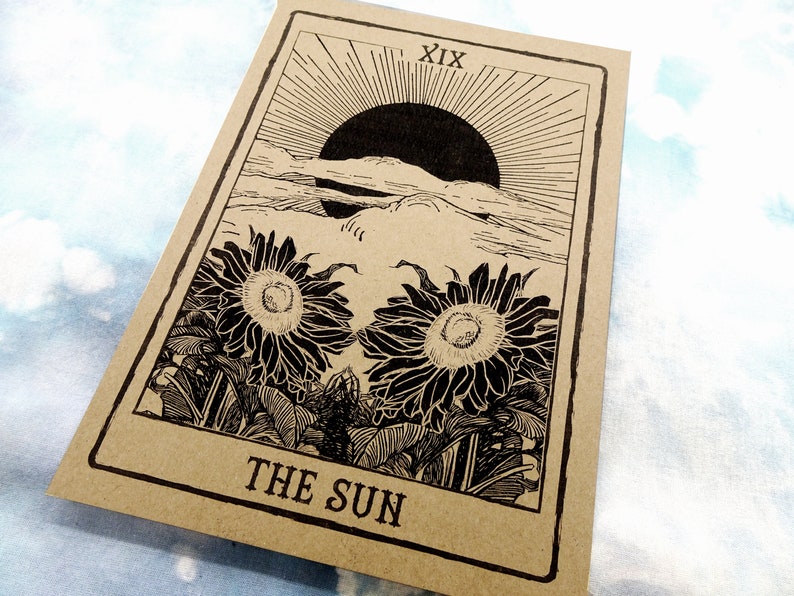 The Sun Tarot Card Art Print image 3