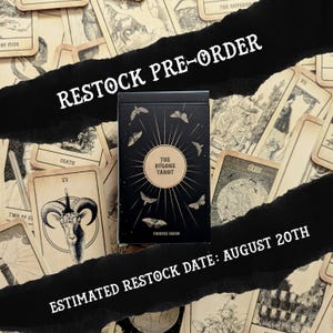PRE ORDER - The Bygone Tarot - 78 Card Deck with Keywords Guide - Vintage 1800s Illustrations - Divination - ETA Restock 20th August